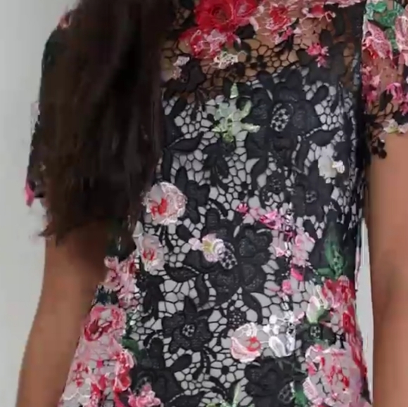ASOS | $130 Floral Crochet Dress - Picture 7 of 7